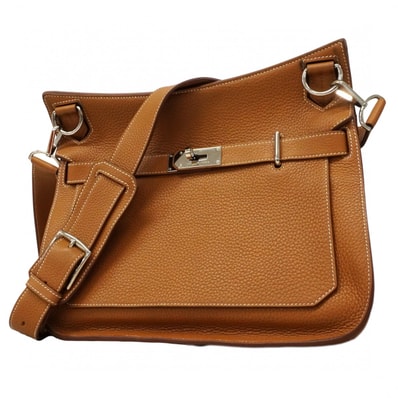 ★SALE【6ed4290】エルメス ショルダーバッグ ジプシエ―ル34 トリヨンクレマンス ゴールド シルバー金具 □O刻印【中古】レディース