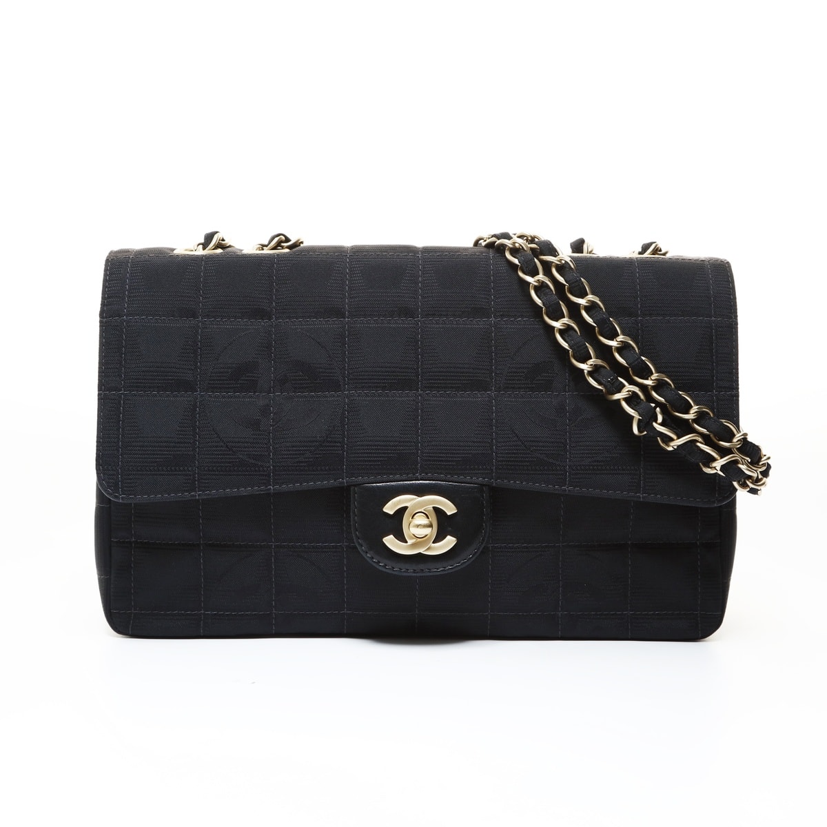 シャネル CHANEL 7番台 1997-1999 ニュートラベルライン 金具:マットゴールド ショルダーバッグ【中古】