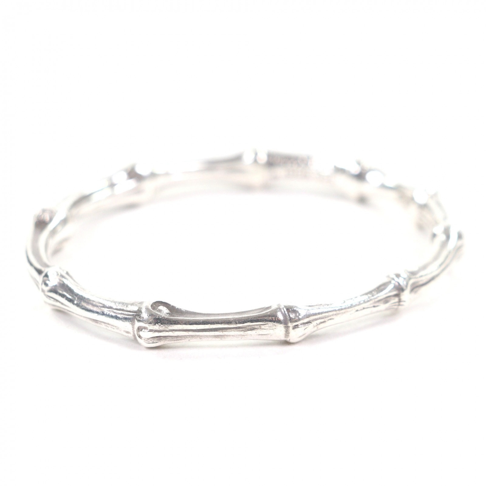 美品 ティファニー ブレスレット バンブー シルバー メンズ