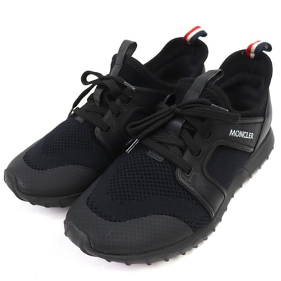 美品 モンクレール スニーカー Emilia Trainers ブラック