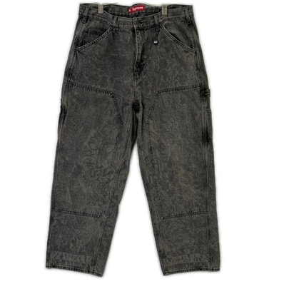 シュプリーム 24AW Liberty/グレー Double Knee Painter Pant ダブルニーペインターデニムパンツ 36