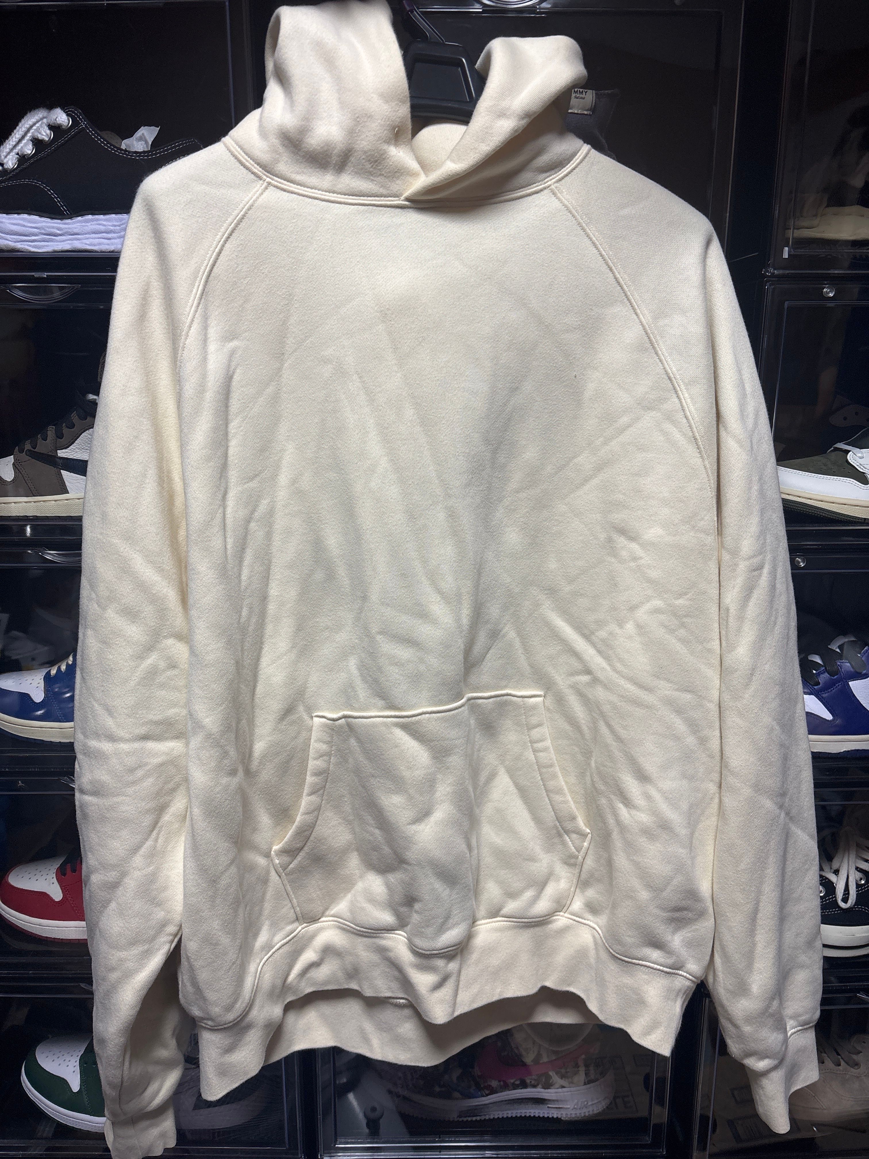 FEAR OF GOD ESSENTIALS Pull-Over Hoodie "Butter cream"