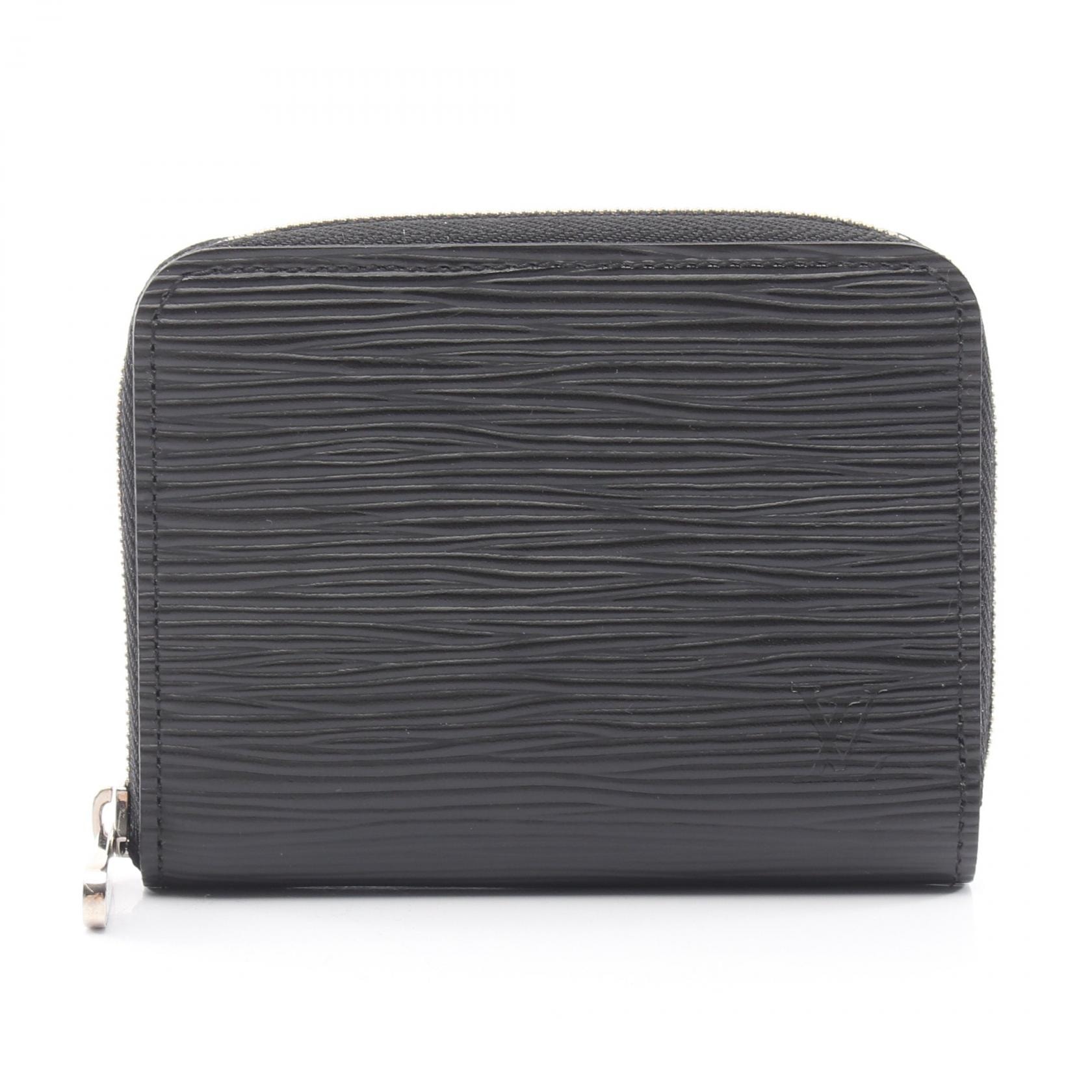ルイ・ヴィトン LOUIS VUITTON ジッピーコインパース カードケース コインケース 財布 レザー エピ ノワール メンズ ブラック系 M60152 【中古】
