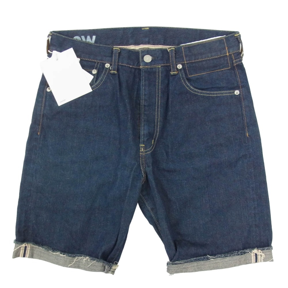 VISVIM ビズビム ショートパンツ 18SS 0118305005003 SOCIAL SCULPTURE SS 99SHORTS ソーシャルスカルプチャー デニム ショーツ ワンウオッシュ ショートパンツ インディゴブルー系 W34【中古】