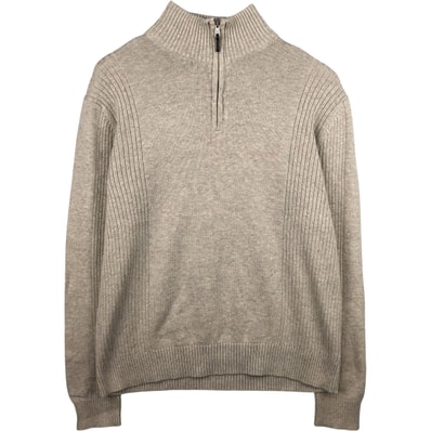 古着 00年代~ カルバンクライン Calvin klein コットンニットハーフジップセーター メンズM相当/eaa472006