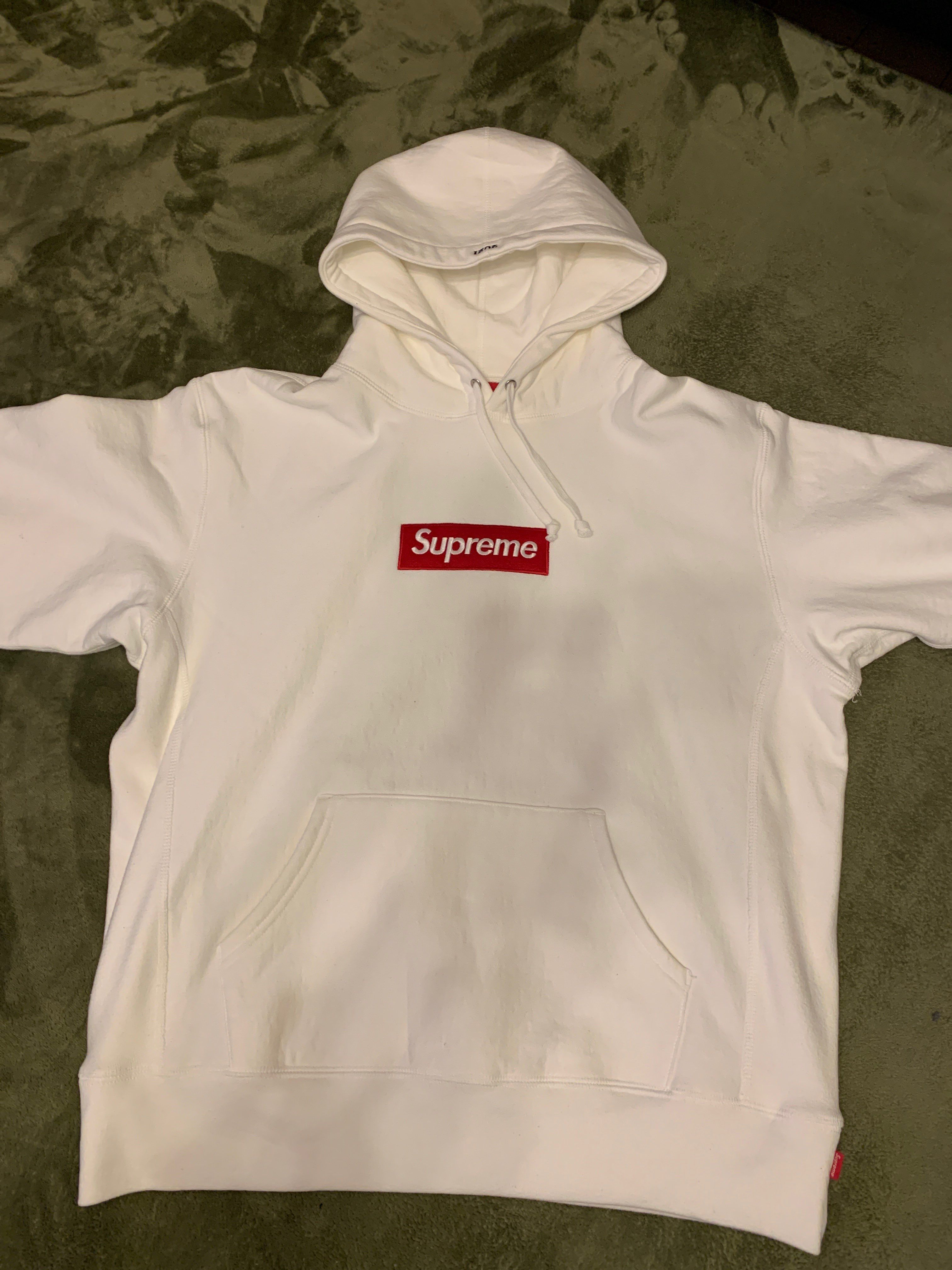 Supreme Box Logo Hooded Sweatshirt "White" (21FW)