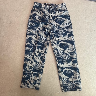 Supreme x HYSTERIC GLAMOUR Cars Baggy Jean "Navy"