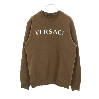 ヴェルサーチ VERSACE スウェット 衣料品 トップス コットン メンズ カーキ系 1008283 【中古】