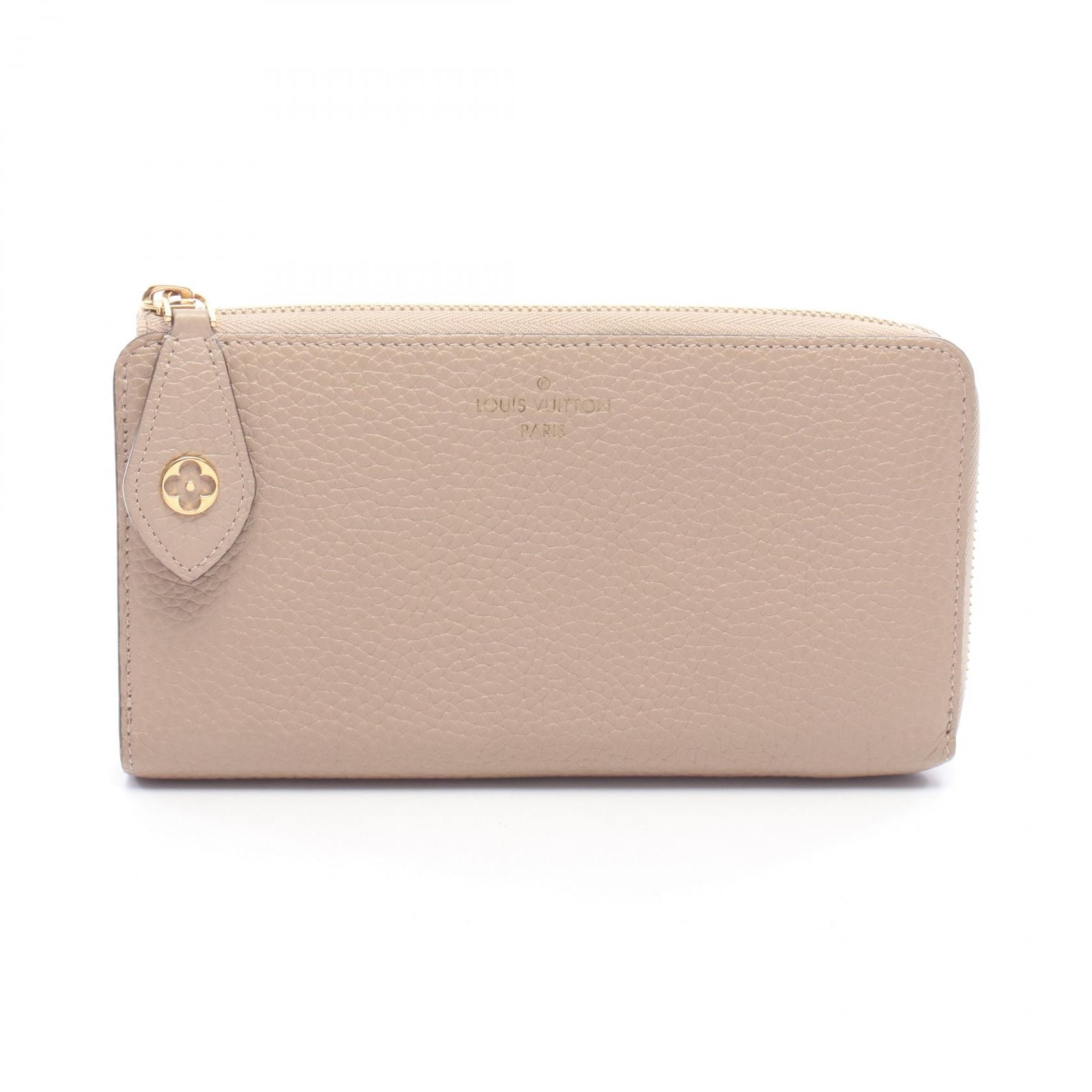ルイ・ヴィトン LOUIS VUITTON ポルトフォイユ コメット L型ファスナー長財布 財布 レザー トリヨンレザー トリヨンレザー ガレ レディース ベージュ系 M63104 【中古】