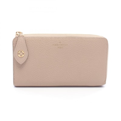 ルイ・ヴィトン LOUIS VUITTON ポルトフォイユ コメット L型ファスナー長財布 財布 レザー トリヨンレザー トリヨンレザー ガレ レディース ベージュ系 M63104 【中古】