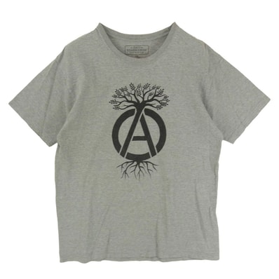 NEIGHBORHOOD ネイバーフッド Tシャツ SRL アイコンマーク バック ロゴプリント ショートスリーブ 半袖 Tシャツ グレー系 L【中古】