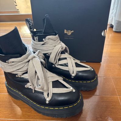 Rick Owens × Dr.Martens 1460 Quad Pent 8 Hole Boots "Black"