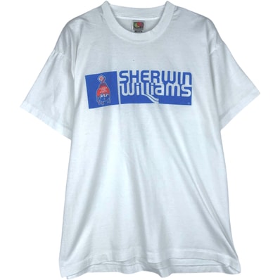 古着 00年代 フルーツオブザルーム FRUIT OF THE LOOM BEST Sherwin-Williams シャーウィン ウィリアムズ アドバタイジングTシャツ メンズXL相当/eaa645810