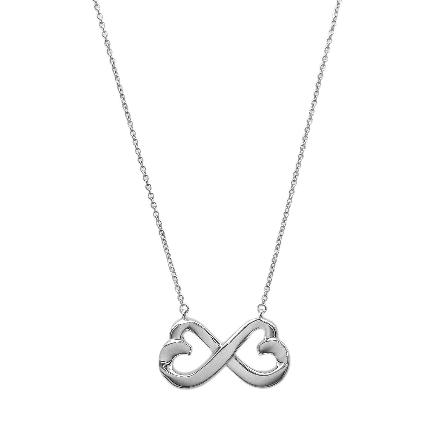 TIFFANY&Co. ティファニー ダブルラビングハート パロマピカソ ネックレス
SV925 シルバー 新品仕上済 レディース
【中古】