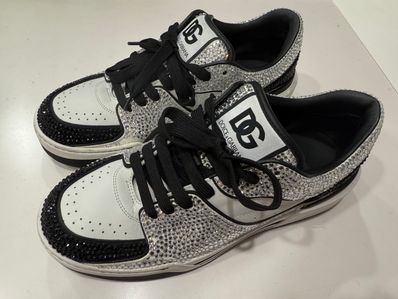 DOLCE&GABBANA 23FW NewRoma ストーン装飾 スニーカー