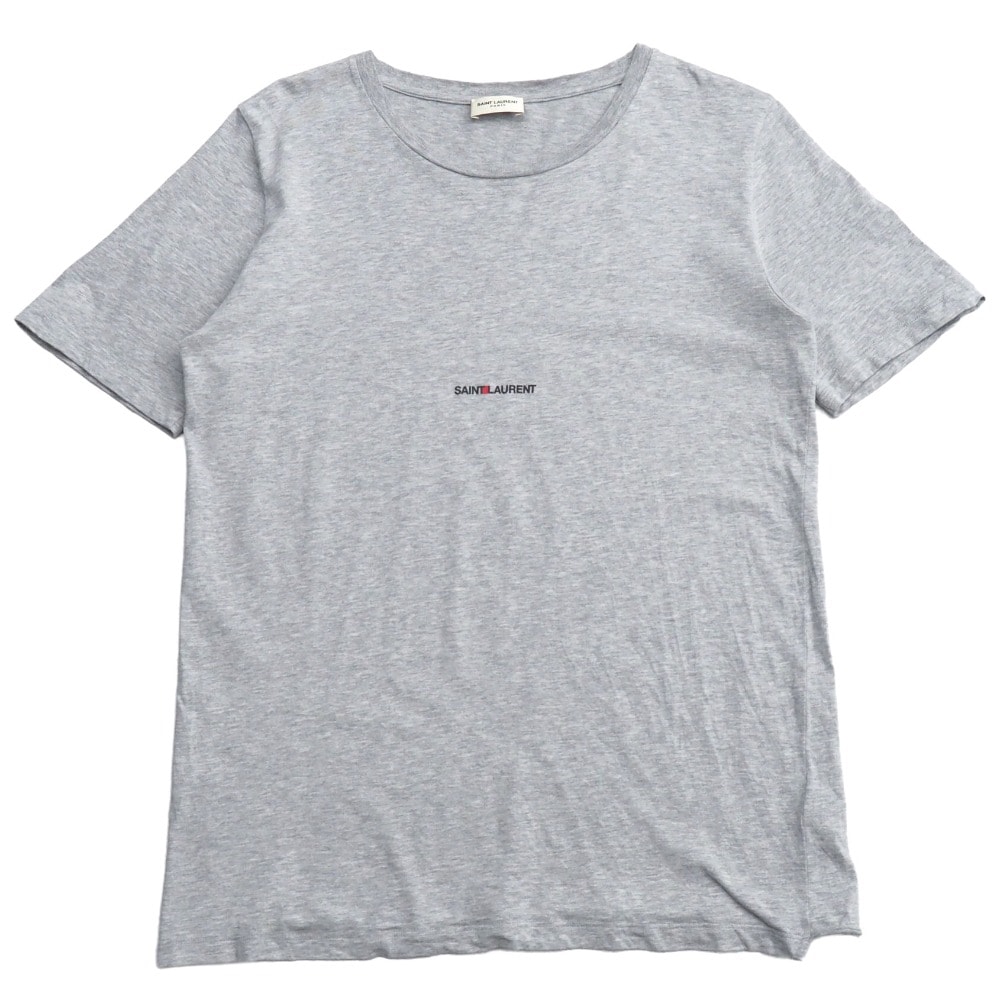 SAINT LAURENT PARIS サンローランパリ 半袖Tシャツ サイズS ロゴプリント イタリア製 ブランド古着【中古】20260612/RA9844
