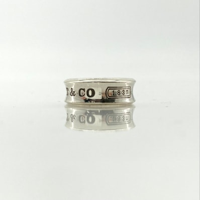 TIFFANY&Co.(ティファニー) 1837 ナロー Ag925 #8.5号 リング・指輪 7.41g シルバー