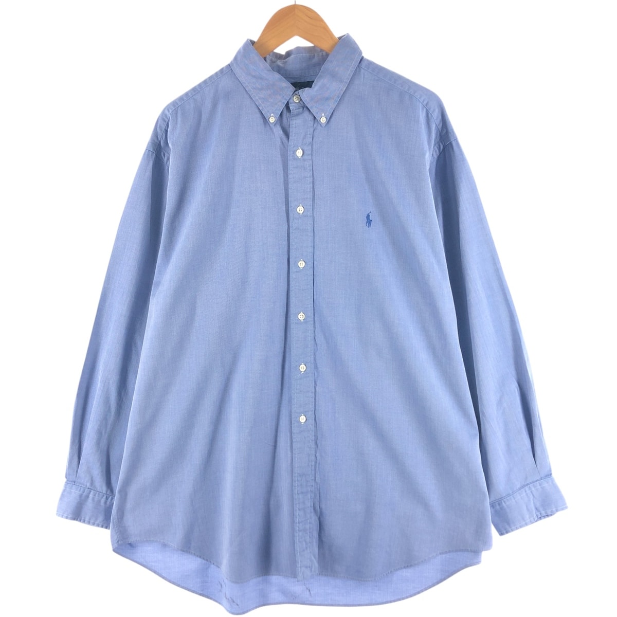 古着 ラルフローレン Ralph Lauren YARMOUTH ヘリンボーン 長袖 ボタンダウンシャツ メンズXL相当/eaa526264