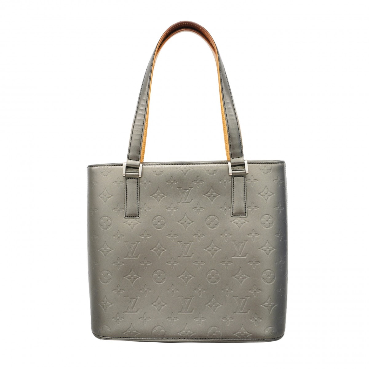 【6dc3880】ルイヴィトン トートバッグ モノグラム・マット ストックトン M55112 ノワール【中古】レディース