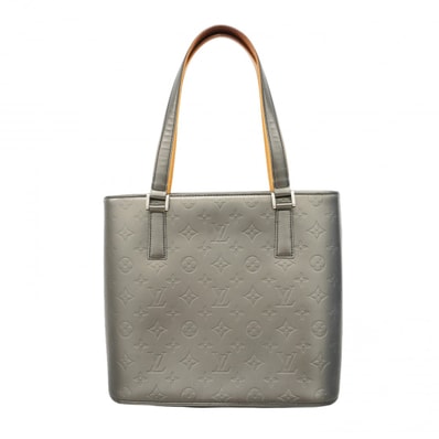 【6dc3880】ルイヴィトン トートバッグ モノグラム・マット ストックトン M55112 ノワール【中古】レディース