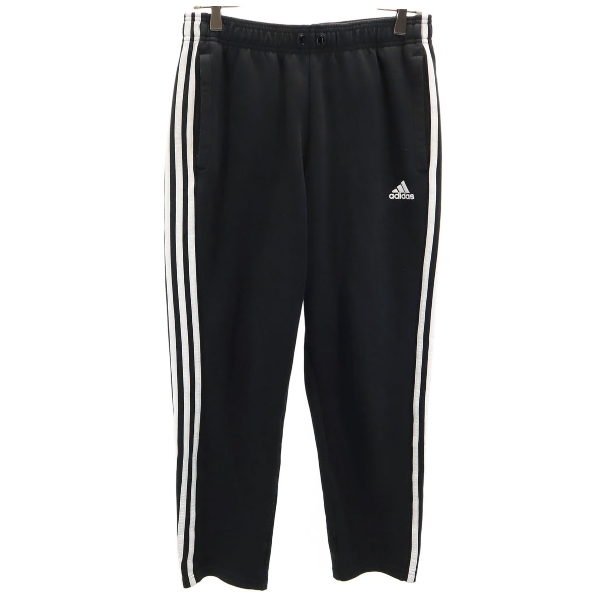 adidas アディダス テーパード スウェットパンツ L ブラック