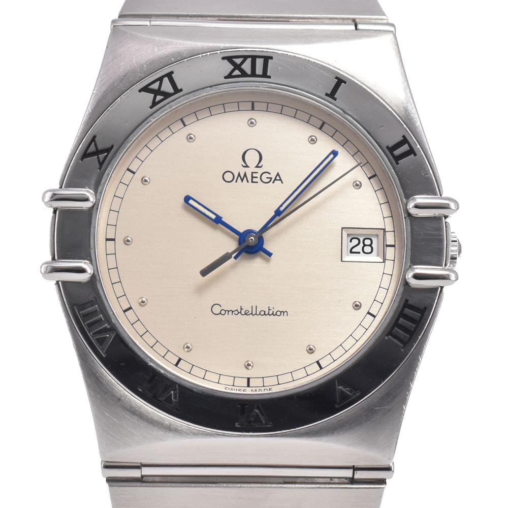 オメガ OMEGA 1510.30 コンステレーション デイト フラットベゼル シルバー クォーツ メンズ 良品 腕時計 A#149342