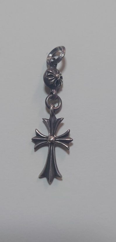 Chrome Hearts 1 Ball Tiny CH Cross Charm "Silver"