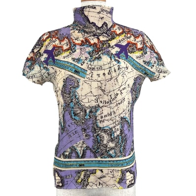 美品 ミー イッセイミヤケ カットソー マルチ レディース MI63FK225