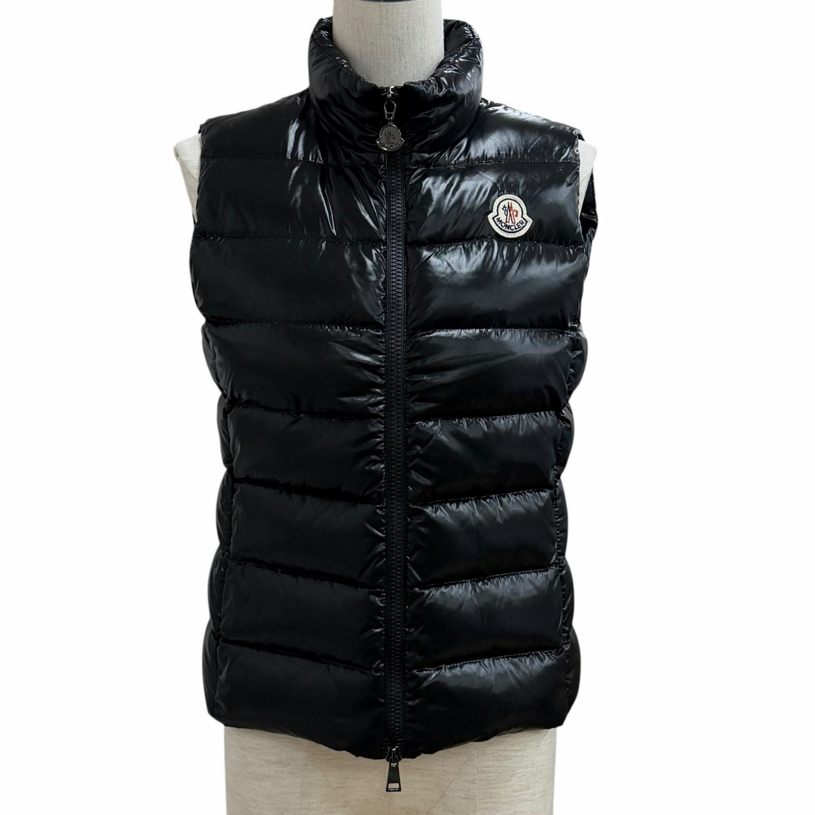 極美品 モンクレール ダウンベスト GHANY GILET ブラック 0