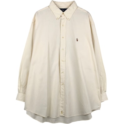 古着 ラルフローレン Ralph Lauren YARMOUTH 長袖 ボタンダウンシャツ メンズXL相当/eaa676419