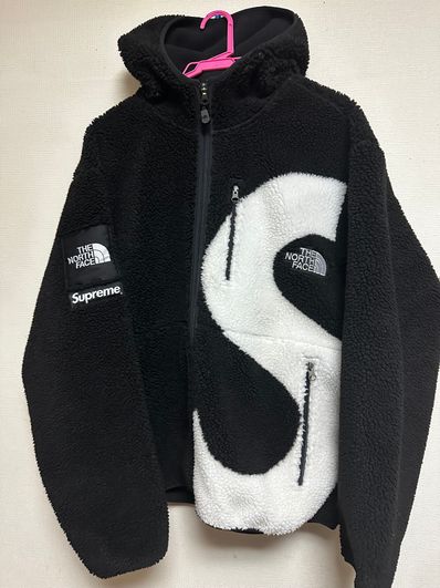 Supreme x The North Face S Logo Hooded Fleece Jacket "Black"