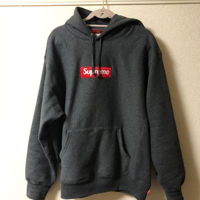 Supreme Box Logo Hooded Sweatshirt "Charcoal" (21FW)