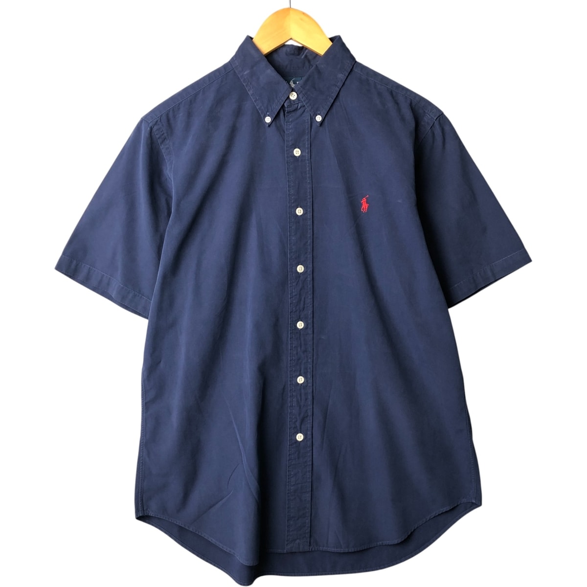 古着 ラルフローレン Ralph Lauren CLASSIC FIT 半袖 ボタンダウンシャツ メンズM相当/eaa567946