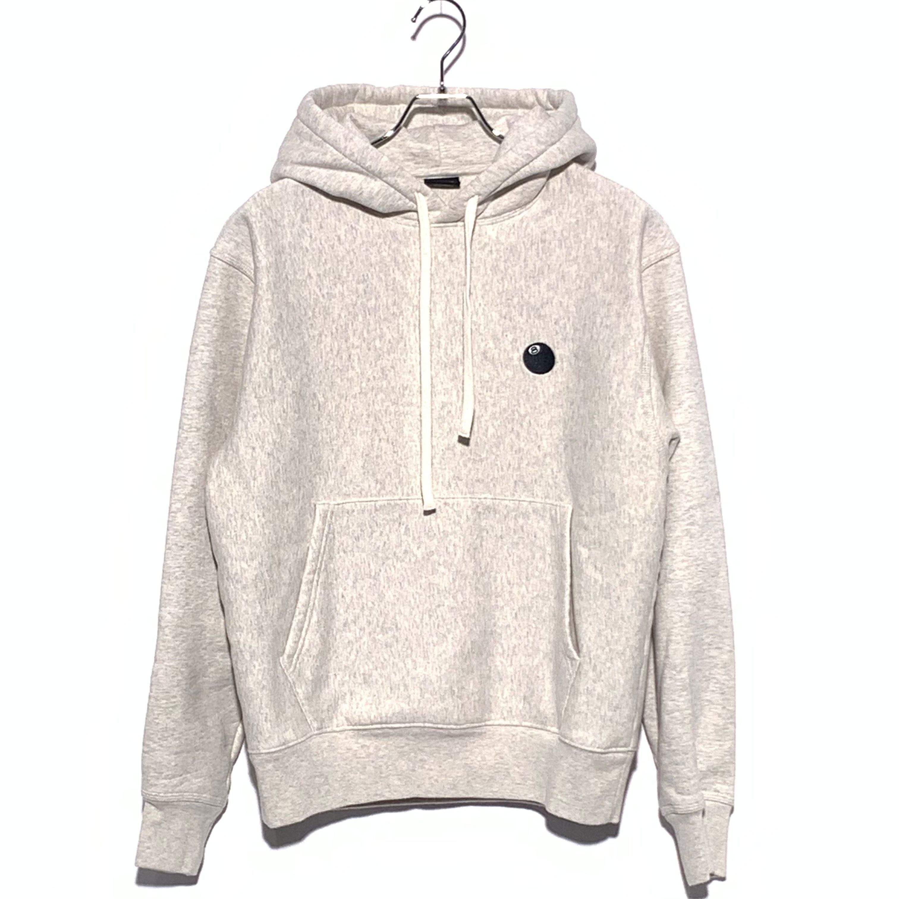 STUSSY 8 BALL EMBROIDERED HOODIE Grey