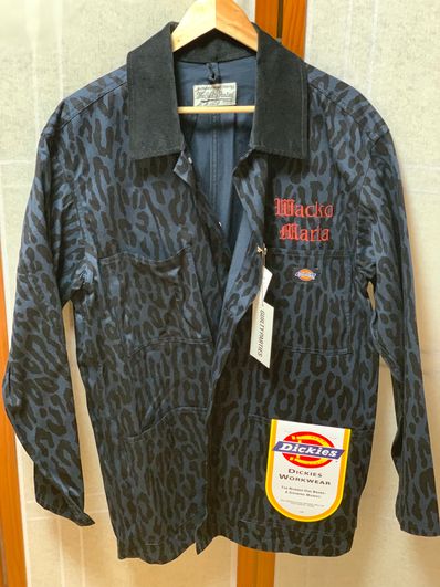 WACKO MARIA DICKIES / LEOPARD COVERALL "Navy"