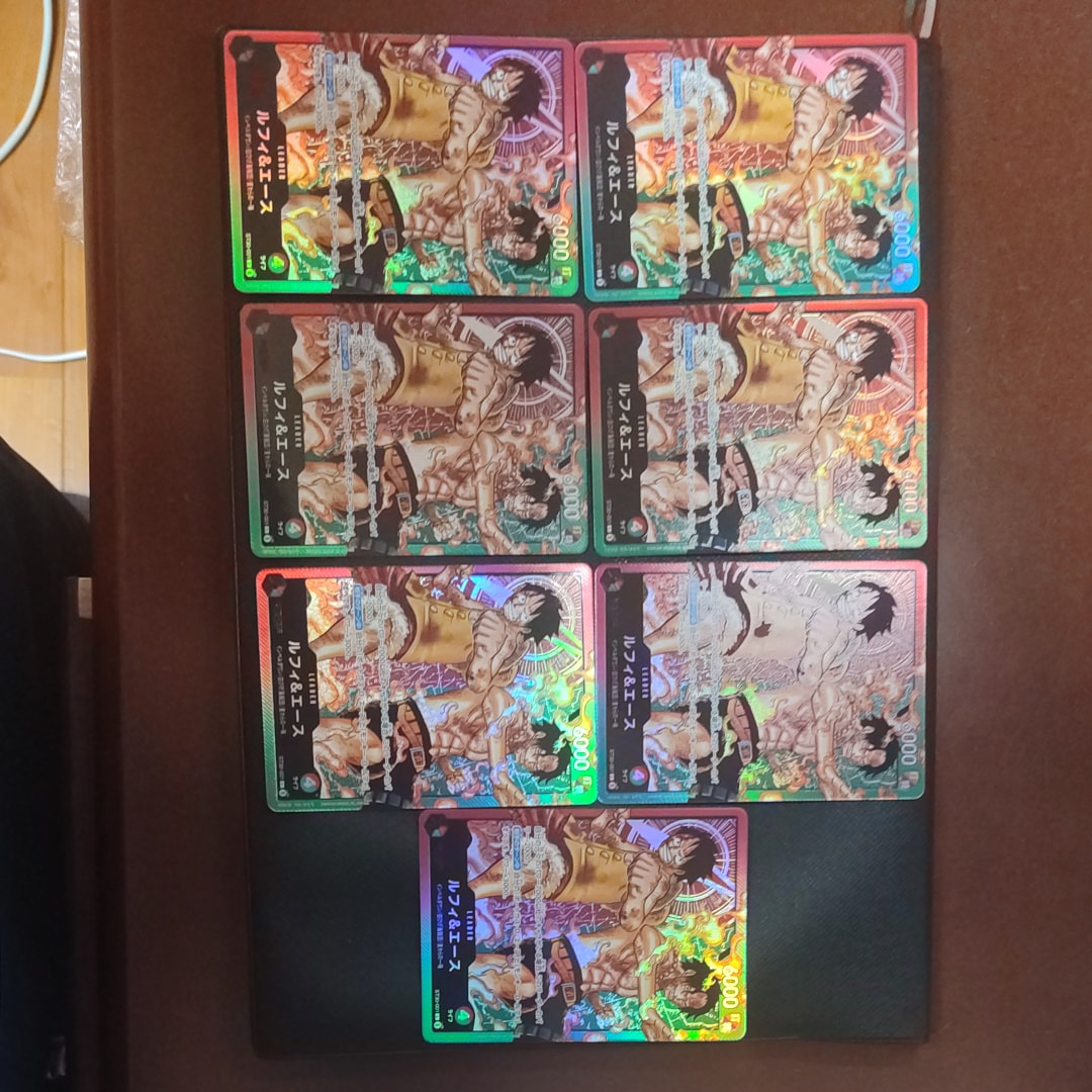 ルフィ&エース L [ST30-001](スタートデッキEX「ルフィ&エース」)