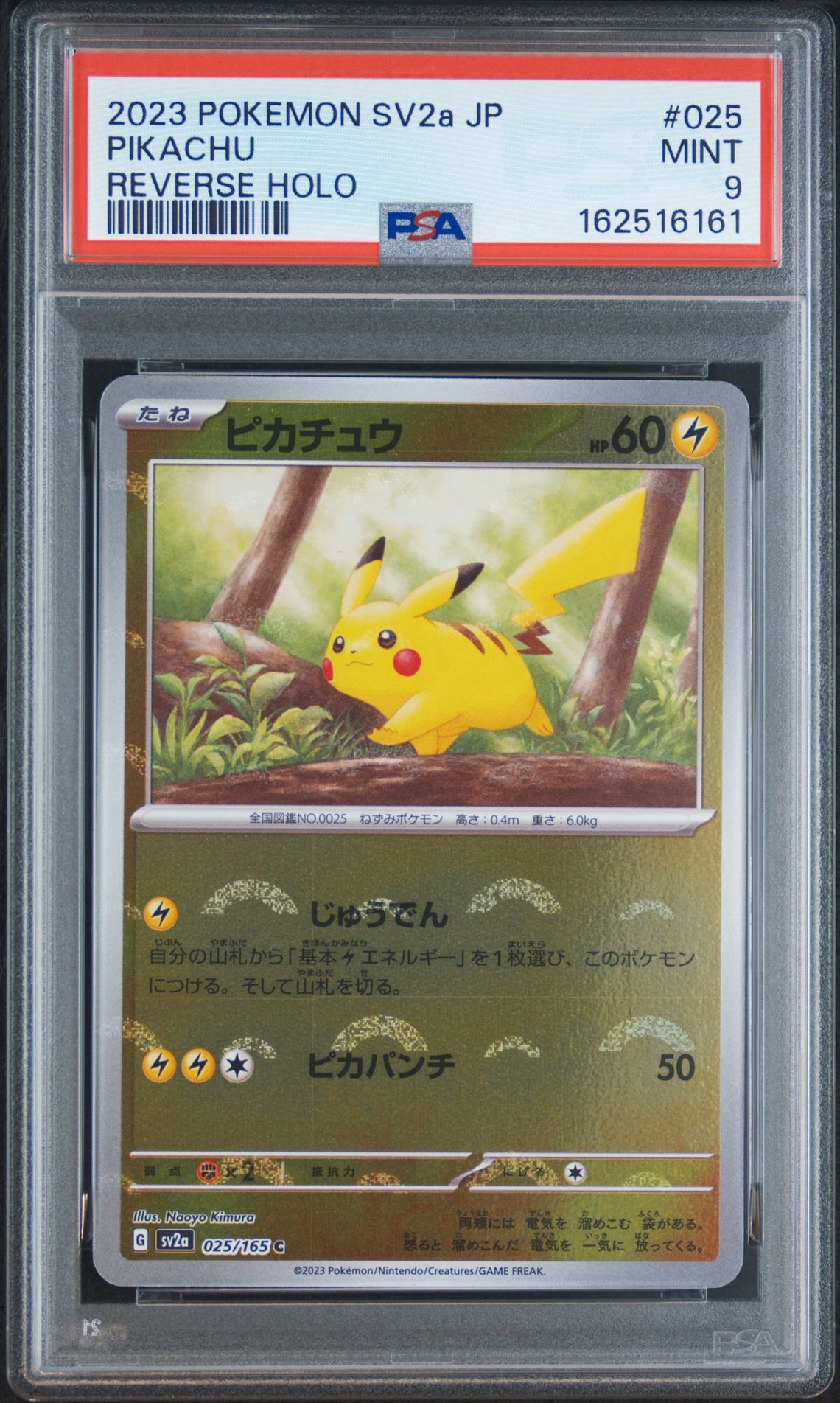 ピカチュウ C: モンスターボールミラー[SV2a 025/165](強化拡張パック「ポケモンカード151」)