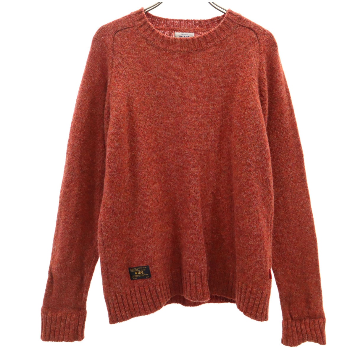WTAPS ダブルタップス 日本製 長袖 セーター M 赤茶 ニット