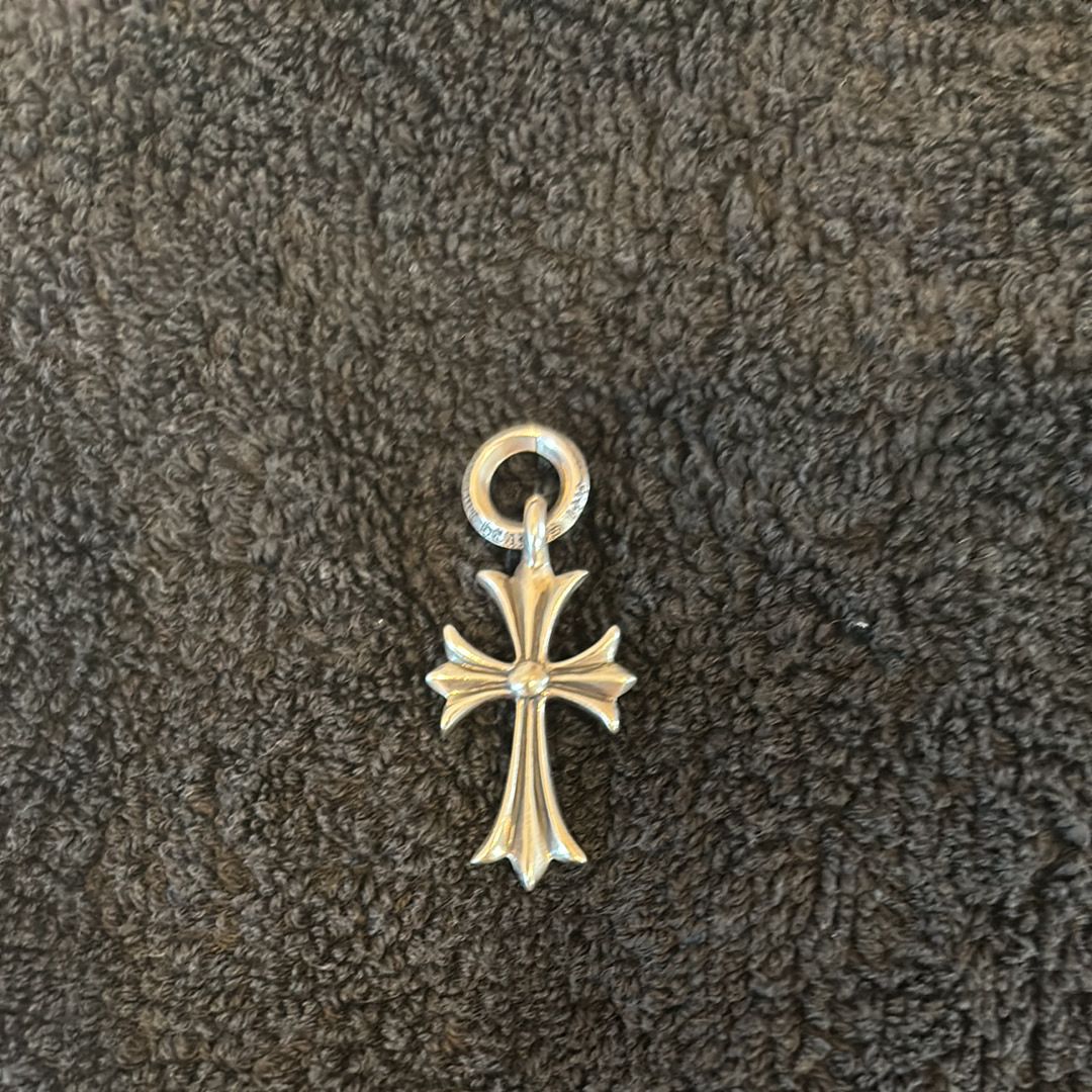 Chrome Hearts Tiny CH Cross Charm "Silver"