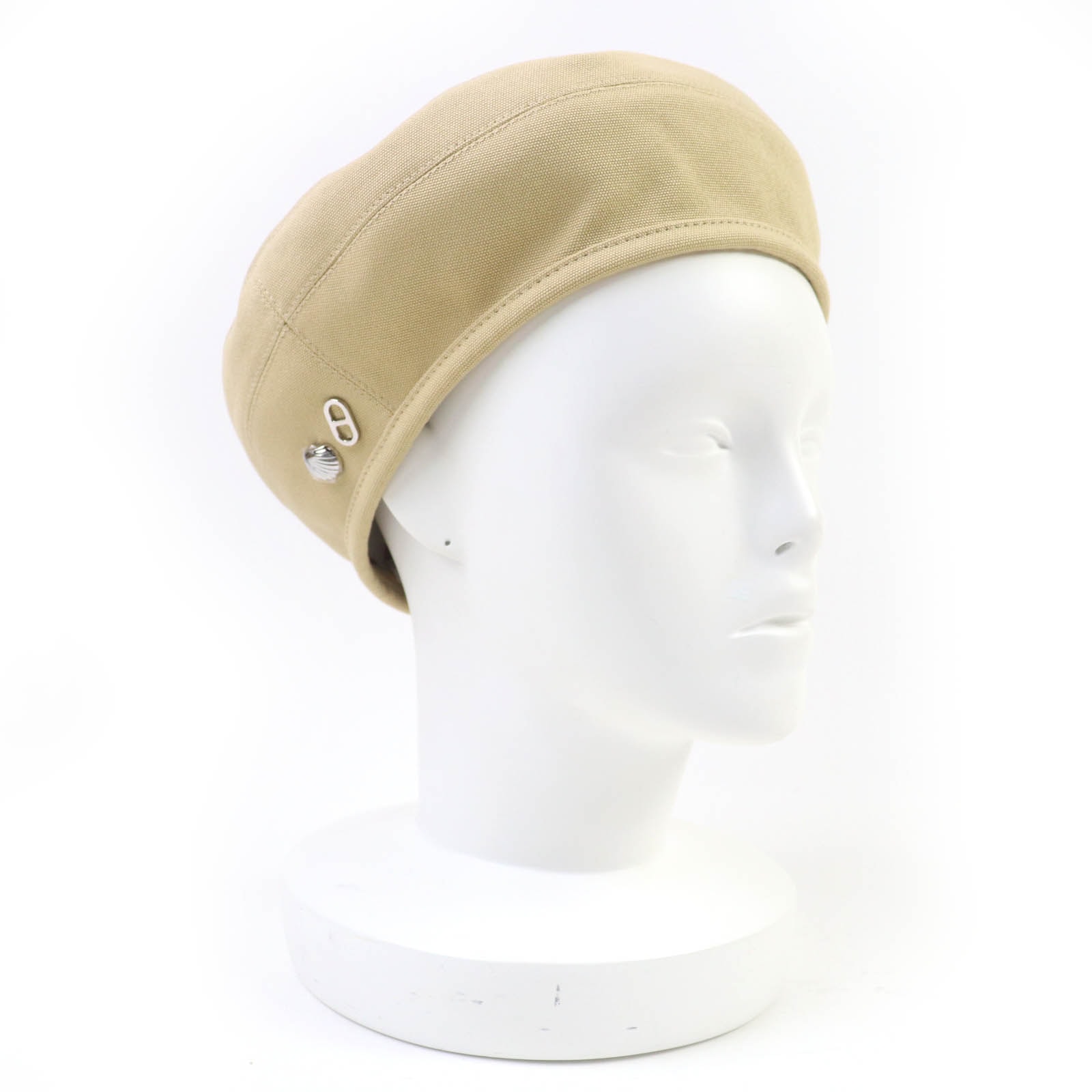 未使用品 エルメス
 ベレー帽 ベージュ レディース 58 241067N