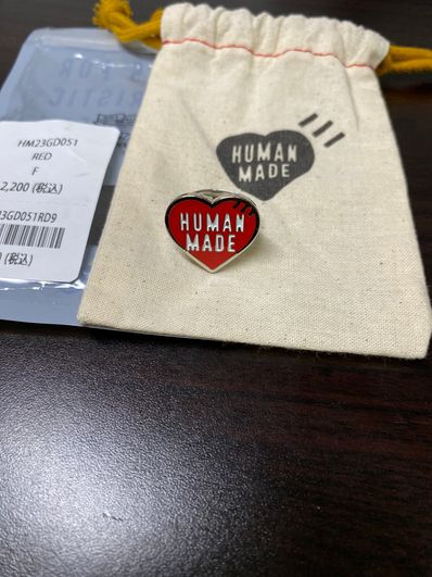 HUMAN MADE HEART RING "Red"