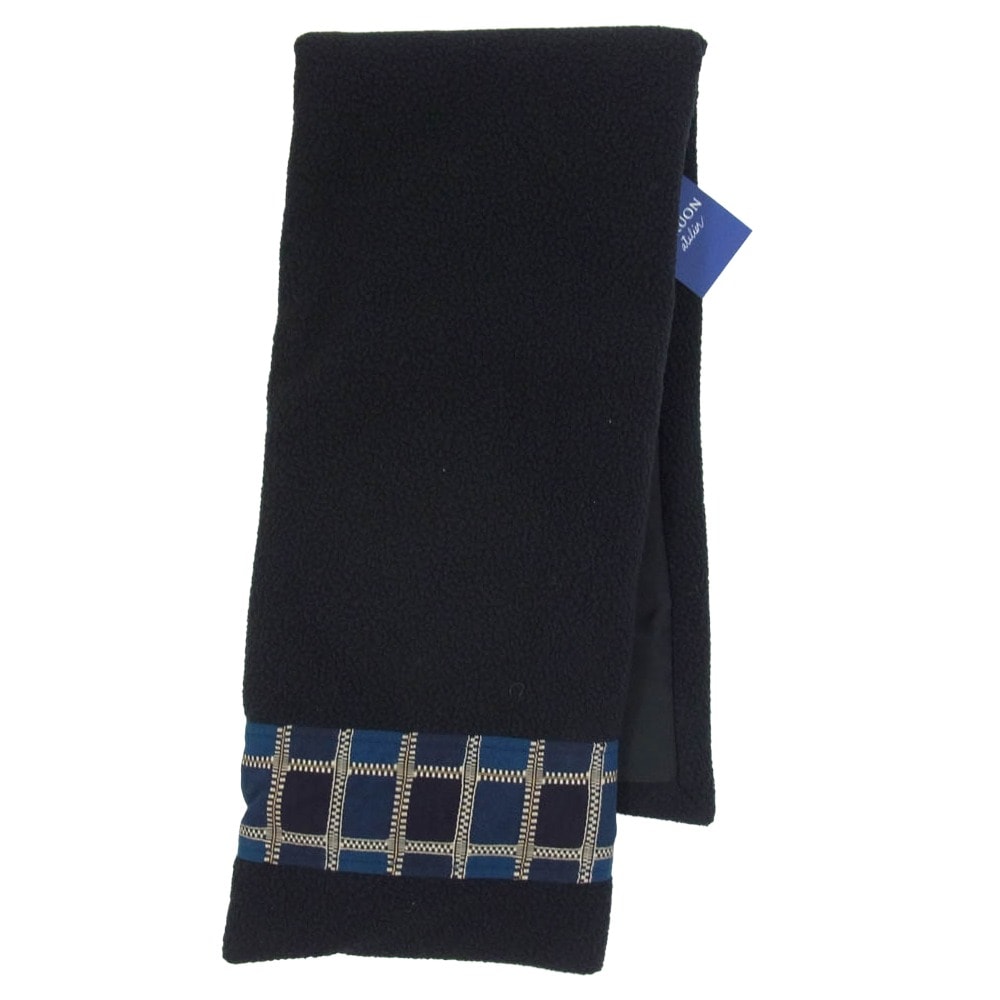 KUON クオン マフラー 252GD071417 High Pile Fleece Scarf ハイパイル フリース スカーフ 中綿 マフラー ブラック系【極上美品】【中古】