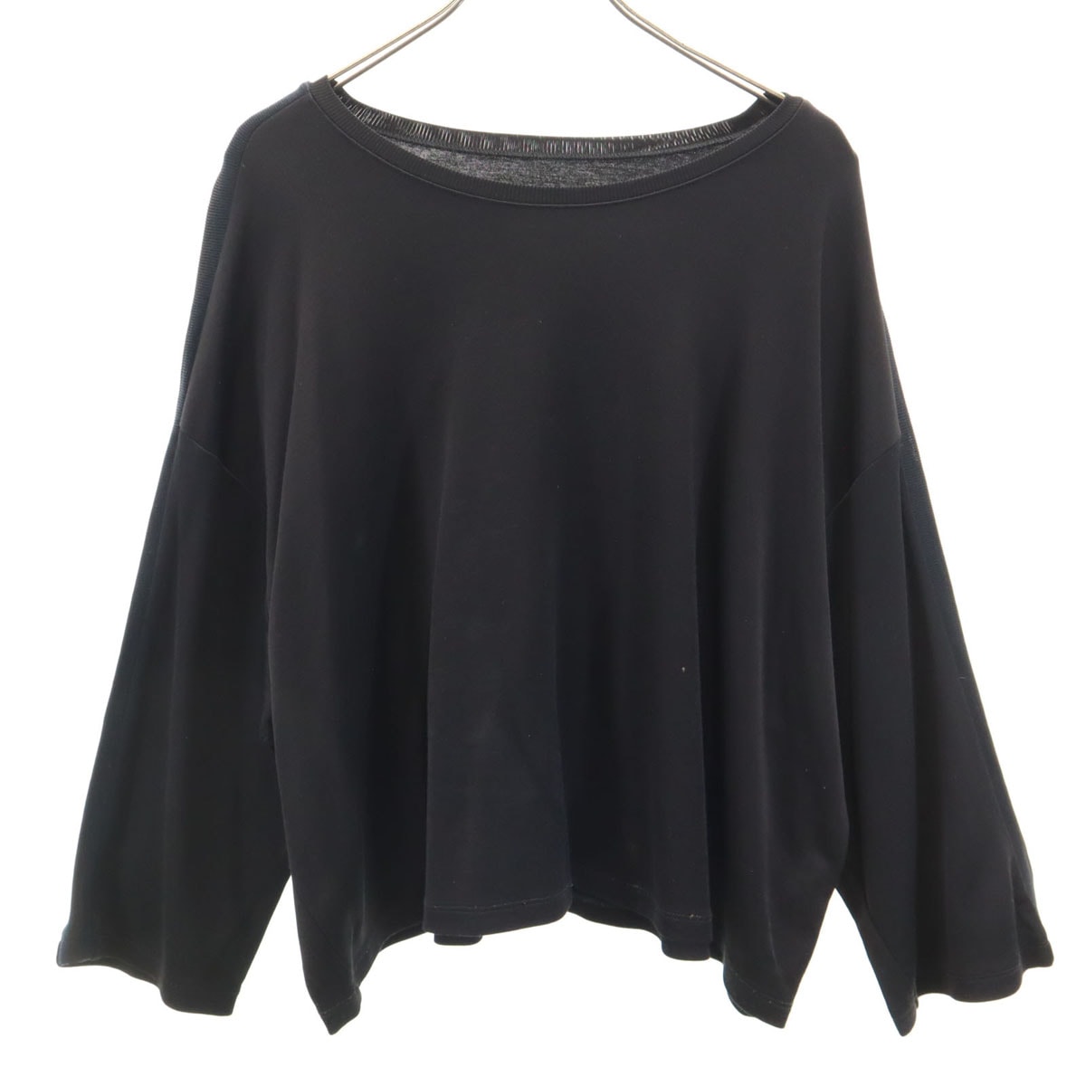 MM6 エムエムシックス 18SS イタリア製 長袖 サイドライン カットソー S ブラック