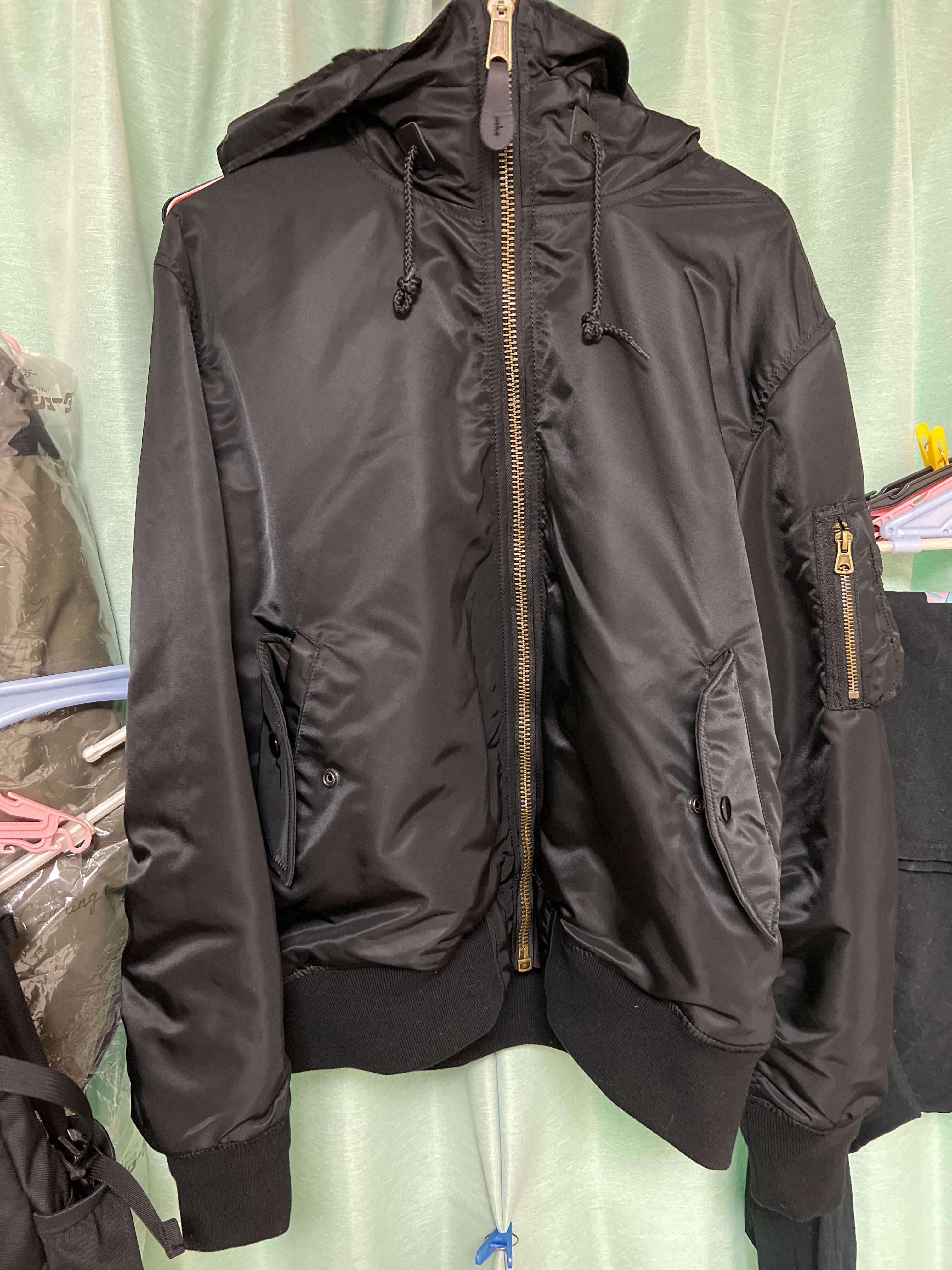 Supreme Hooded MA-1 "Black"