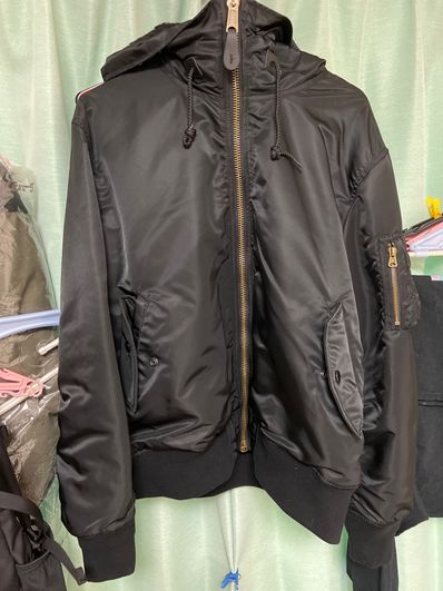 Supreme Hooded MA-1 "Black"