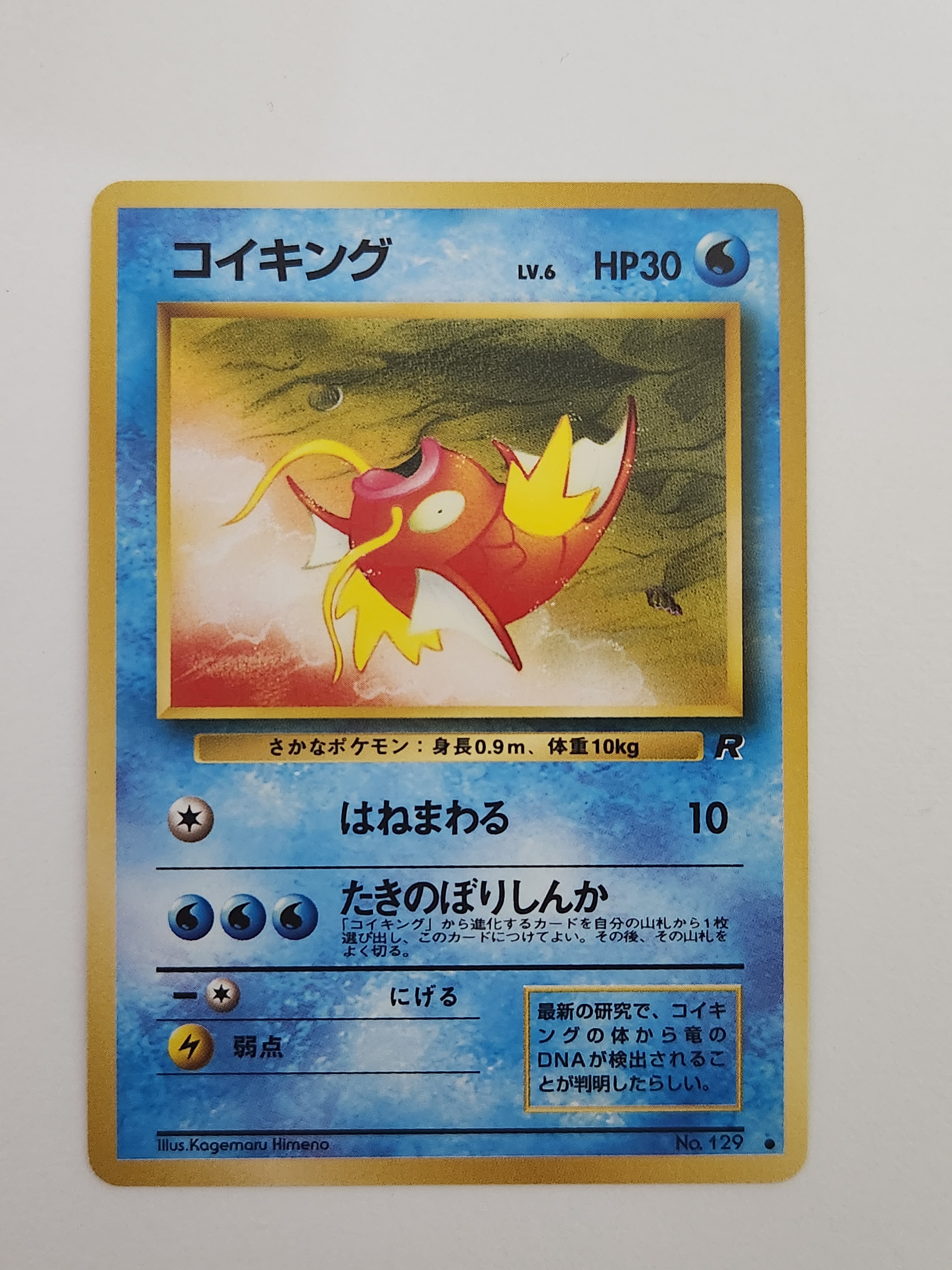 コイキング ● : 旧裏 [PMCG4 No.129](拡張パック「ロケット団」)