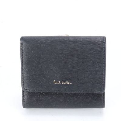 ■美品 ポールスミス がま口三つ折り 財布 レザー