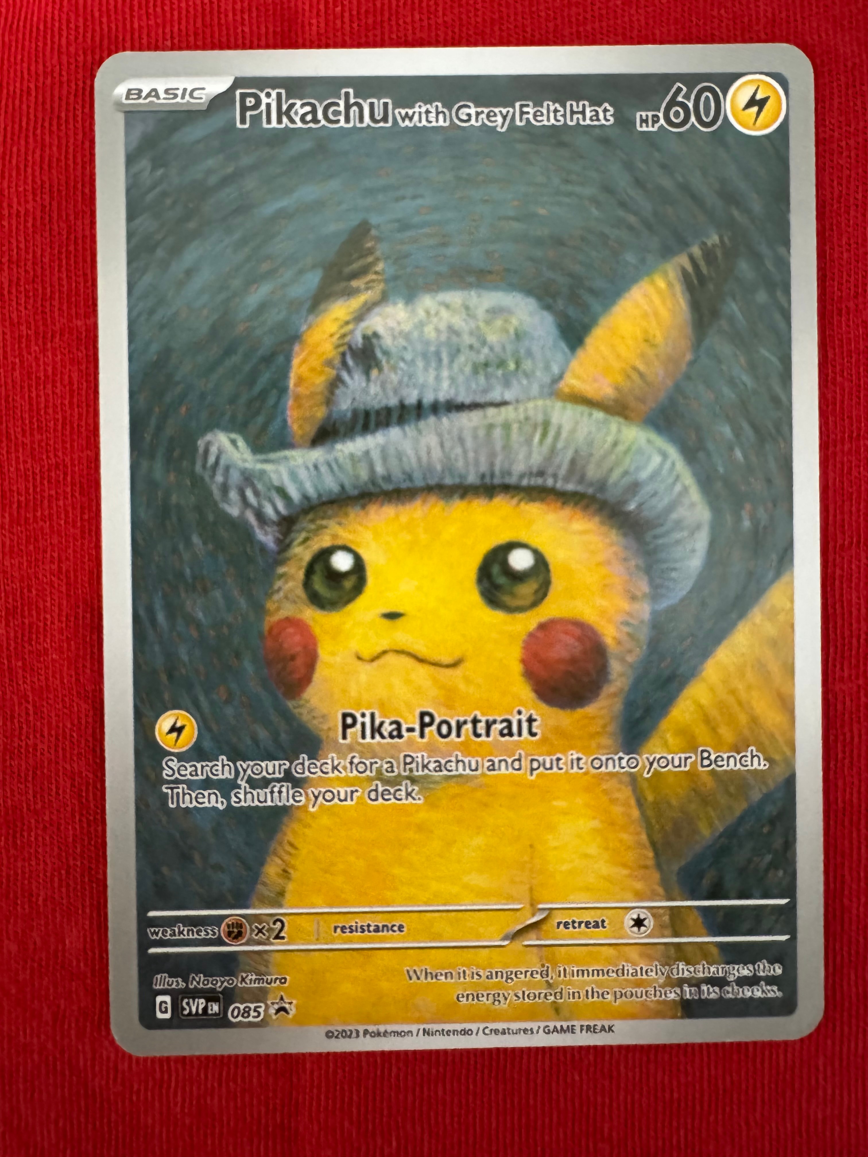 ピカチュウ : プロモ [SVP EN 085](「ゴッホ展」 プロモーションカード「SVP EN」) 【英語版】
