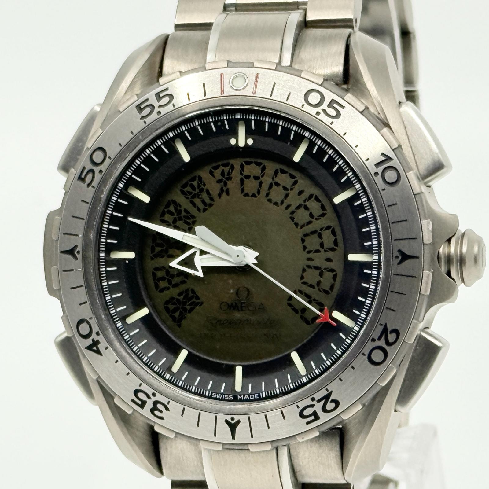OMEGA オメガ スピードマスター X-33 3291.50 QZ メンズ 腕時計 訳あり 箱 保証書