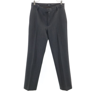 A.P.C. アーペーセー フランス製 スラックスパンツ 38 チャコールグレー